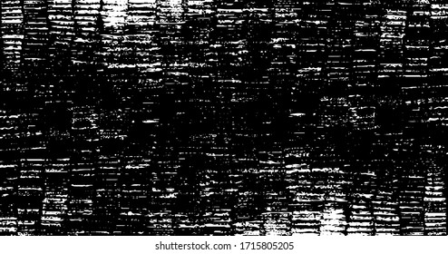 Rough black and white texture vector. Distressed overlay texture. Grunge background. Abstract textured effect. Vector Illustration. Black isolated on white background. EPS10.