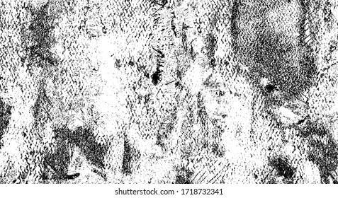 Rough black and white texture vector. Distressed overlay texture. Grunge background. Abstract textured effect. Vector Illustration. Black isolated on white background. EPS10.