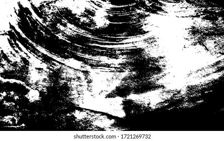 Rough black and white texture vector. Distressed overlay texture. Grunge background. Abstract textured effect. Vector Illustration. Black isolated on white background. EPS10.