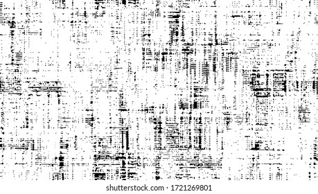Rough black and white texture vector. Distressed overlay texture. Grunge background. Abstract textured effect. Vector Illustration. Black isolated on white background. EPS10.