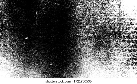 Rough black and white texture vector. Distressed overlay texture. Grunge background. Abstract textured effect. Vector Illustration. Black isolated on white background. EPS10.