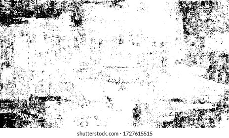 Rough black and white texture vector. Distressed overlay texture. Grunge background. Abstract textured effect. Vector Illustration. Black isolated on white background. EPS10.