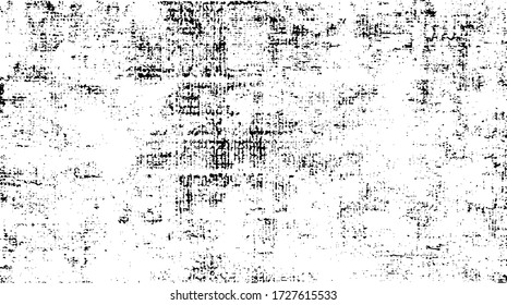 Rough black and white texture vector. Distressed overlay texture. Grunge background. Abstract textured effect. Vector Illustration. Black isolated on white background. EPS10.