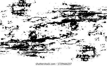 Rough black and white texture vector. Distressed overlay texture. Grunge background. Abstract textured effect. Vector Illustration. Black isolated on white background. EPS10.
