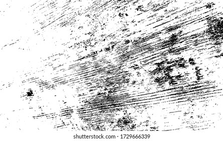 Rough black and white texture vector. Distressed overlay texture. Grunge background. Abstract textured effect. Vector Illustration. Black isolated on white background. EPS10.
