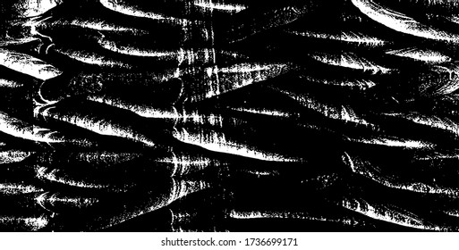 Rough black and white texture vector. Distressed overlay texture. Grunge background. Abstract textured effect. Vector Illustration. Black isolated on white background. EPS10.