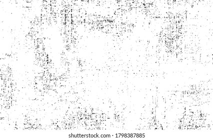 Rough black and white texture vector. Distressed overlay texture. Grunge background. Abstract textured effect. Vector Illustration. Black isolated on white background. EPS10.