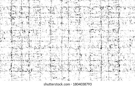 Rough black and white texture vector. Distressed overlay texture. Grunge background. Abstract textured effect. Vector Illustration. Black isolated on white background. EPS10.