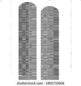 Rough black and white texture vector. Distressed overlay texture. Grunge background. Abstract textured effect. Vector Illustration. Black isolated on white background. EPS10.