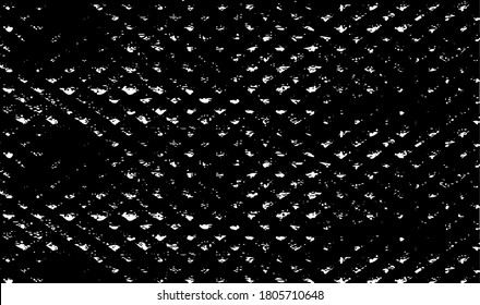 Rough black and white texture vector. Distressed overlay texture. Grunge background. Abstract textured effect. Vector Illustration. Black isolated on white background. EPS10.