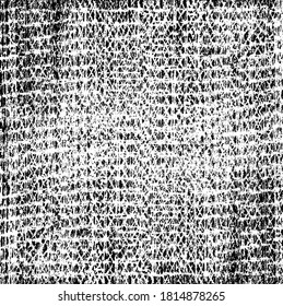 Rough black and white texture vector. Distressed overlay texture. Grunge background. Abstract textured effect. Vector Illustration. Black isolated on white background. EPS10.