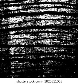 Rough black and white texture vector. Distressed overlay texture. Grunge background. Abstract textured effect. Vector Illustration. Black isolated on white background. EPS10.