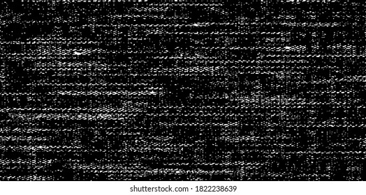 Vector de textura gruesa en blanco y negro. Textura superpuesta angustiada. Borde de fondo. Efecto texturado abstracto. Ilustración vectorial. Negro aislado sobre fondo blanco. EPS10.