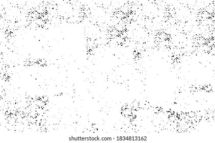 Rough black and white texture vector. Distressed overlay texture. Grunge background. Abstract textured effect. Vector Illustration. Black isolated on white background. EPS10.