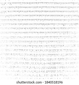Rough black and white texture vector. Distressed overlay texture. Grunge background. Abstract textured effect. Vector Illustration. Black isolated on white background. EPS10.