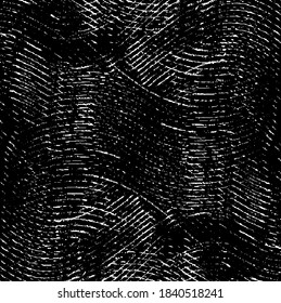 Rough black and white texture vector. Distressed overlay texture. Grunge background. Abstract textured effect. Vector Illustration. Black isolated on white background. EPS10.