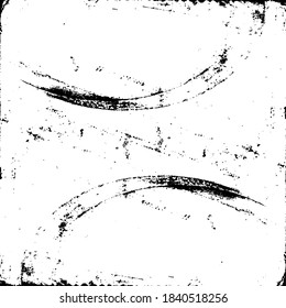 Rough black and white texture vector. Distressed overlay texture. Grunge background. Abstract textured effect. Vector Illustration. Black isolated on white background. EPS10.