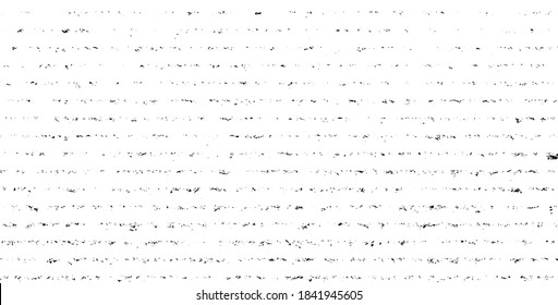 Vector de textura gruesa en blanco y negro. Textura superpuesta angustiada. Borde de fondo. Efecto texturado abstracto. Ilustración vectorial. Negro aislado sobre fondo blanco. EPS10.