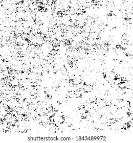 Rough black and white texture vector. Distressed overlay texture. Grunge background. Abstract textured effect. Vector Illustration. Black isolated on white background. EPS10.