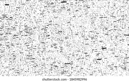 Rough black and white texture vector. Distressed overlay texture. Grunge background. Abstract textured effect. Vector Illustration. Black isolated on white background. EPS10.