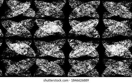 Rough black and white texture vector. Distressed overlay texture. Grunge background. Abstract textured effect. Vector Illustration. Black isolated on white background. EPS10.