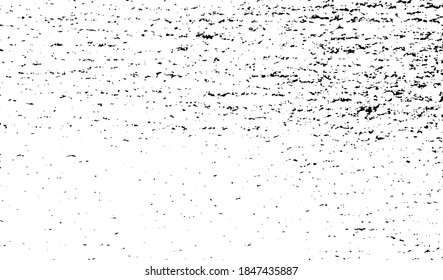 Rough black and white texture vector. Distressed overlay texture. Grunge background. Abstract textured effect. Vector Illustration. Black isolated on white background. EPS10.