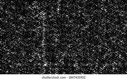 Rough black and white texture vector. Distressed overlay texture. Grunge background. Abstract textured effect. Vector Illustration. Black isolated on white background. EPS10.