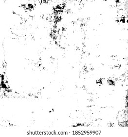 Rough black and white texture vector. Distressed overlay texture. Grunge background. Abstract textured effect. Vector Illustration. Black isolated on white background. EPS10.