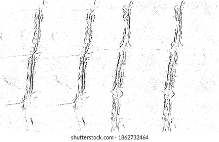 Rough black and white texture vector. Distressed overlay texture. Grunge background. Abstract textured effect. Vector Illustration. Black isolated on white background. EPS10.