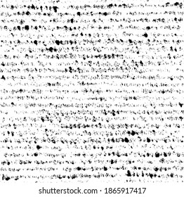 Rough black and white texture vector. Distressed overlay texture. Grunge background. Abstract textured effect. Vector Illustration. Black isolated on white background. EPS10.
