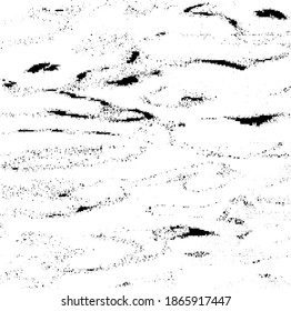 Rough black and white texture vector. Distressed overlay texture. Grunge background. Abstract textured effect. Vector Illustration. Black isolated on white background. EPS10.