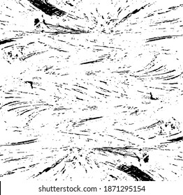 Rough black and white texture vector. Distressed overlay texture. Grunge background. Abstract textured effect. Vector Illustration. Black isolated on white background. EPS10.