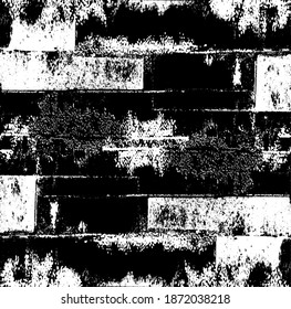 Rough black and white texture vector. Distressed overlay texture. Grunge background. Abstract textured effect. Vector Illustration. Black isolated on white background. EPS10.