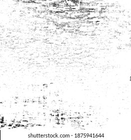 Rough black and white texture vector. Distressed overlay texture. Grunge background. Abstract textured effect. Vector Illustration. Black isolated on white background. EPS10.