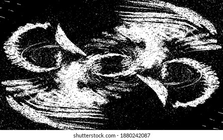 Rough black and white texture vector. Distressed overlay texture. Grunge background. Abstract textured effect. Vector Illustration. Black isolated on white background. EPS10.