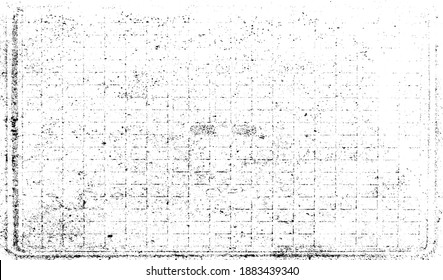 Rough black and white texture vector. Distressed overlay texture. Grunge background. Abstract textured effect. Vector Illustration. Black isolated on white background. EPS10.