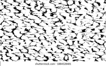 Rough black and white texture vector. Distressed overlay texture. Grunge background. Abstract textured effect. Vector Illustration. Black isolated on white background. EPS10.