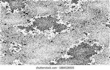 Rough black and white texture vector. Distressed overlay texture. Grunge background. Abstract textured effect. Vector Illustration. Black isolated on white background. EPS10.