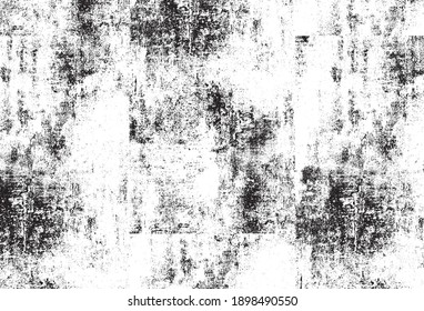 Rough black and white texture vector. Distressed overlay texture. Grunge background. Abstract textured effect. Vector Illustration. Black isolated on white background. EPS10.