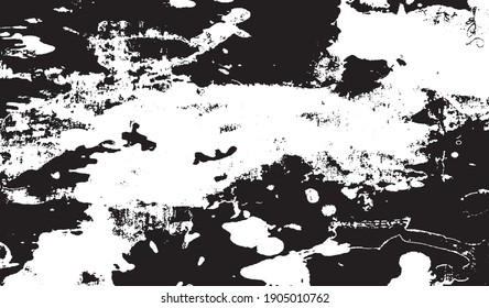 Rough black and white texture vector. Distressed overlay texture. Grunge background. Abstract textured effect. Vector Illustration. Black isolated on white background. EPS10.