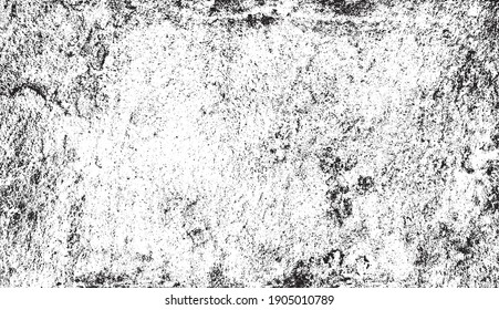 Rough black and white texture vector. Distressed overlay texture. Grunge background. Abstract textured effect. Vector Illustration. Black isolated on white background. EPS10.