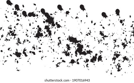 Rough black and white texture vector. Distressed overlay texture. Grunge background. Abstract textured effect. Vector Illustration. Black isolated on white background. EPS10.