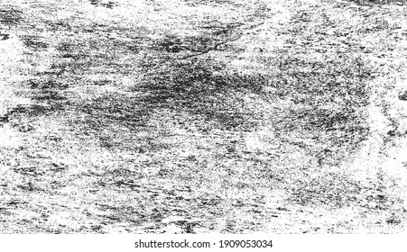 Vector de textura gruesa en blanco y negro. Textura superpuesta angustiada. Borde de fondo. Efecto texturado abstracto. Ilustración vectorial. Negro aislado sobre fondo blanco. EPS10.