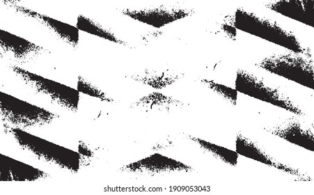 Rough black and white texture vector. Distressed overlay texture. Grunge background. Abstract textured effect. Vector Illustration. Black isolated on white background. EPS10.