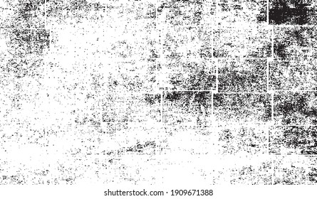 Rough black and white texture vector. Distressed overlay texture. Grunge background. Abstract textured effect. Vector Illustration. Black isolated on white background. EPS10. - Shutterstock ID 1909671388