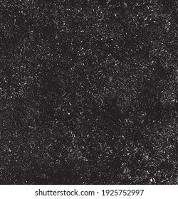 Rough Black And White Texture Vector. Distressed Overlay Texture. Grunge Background. Abstract Textured Effect. Vector Illustration. Black Isolated On White Background. EPS10.