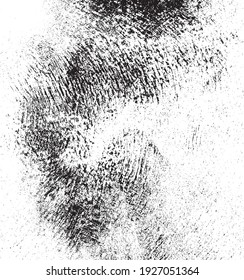 Rough black and white texture vector. Distressed overlay texture. Grunge background. Abstract textured effect. Vector Illustration. Black isolated on white background. EPS10.