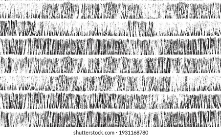 Rough black and white texture vector. Distressed overlay texture. Grunge background. Abstract textured effect. Vector Illustration. Black isolated on white background. EPS10.