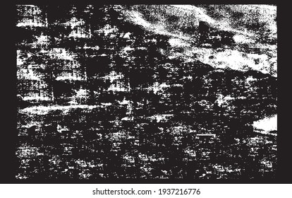 Rough black and white texture vector. Distressed overlay texture. Grunge background. Abstract textured effect. Vector Illustration. Black isolated on white background. EPS10.