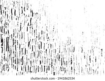 Rough black and white texture vector. Distressed overlay texture. Grunge background. Abstract textured effect. Vector Illustration. Black isolated on white background. EPS10.